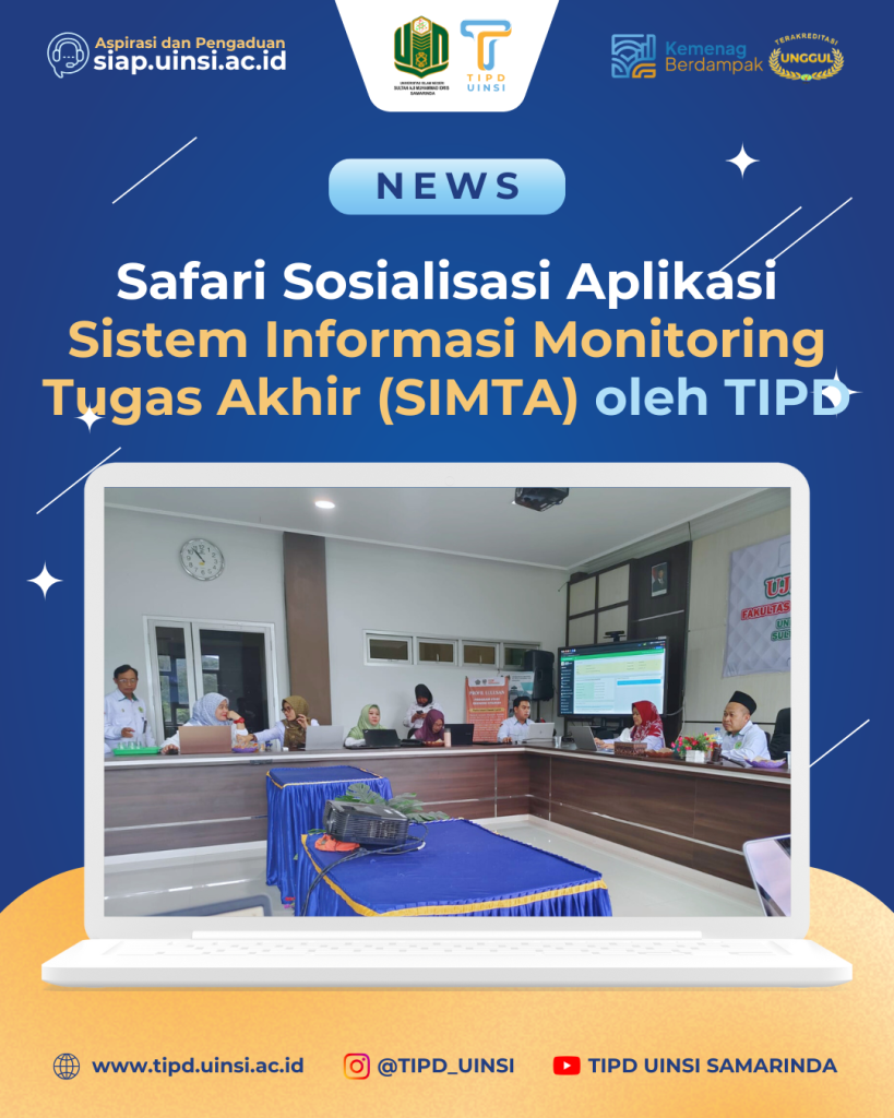 Simta Safari Sosialisasi Aplikasi Sistem Informasi Monitoring Tugas Akhir ...